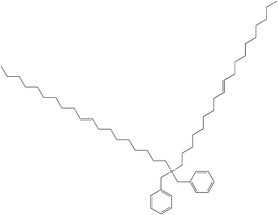 Di(9-nonadecenyl)dibenzylaminium Structure