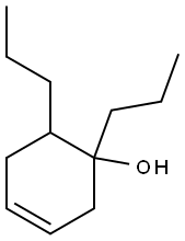 1,6-Dipropyl-3-cyclohexen-1-ol Structure