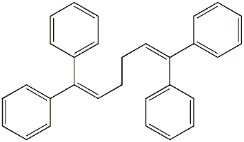 1,1,6,6-Tetraphenyl-1,5-hexadiene 구조식 이미지