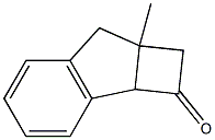 7,7a-Dihydro-7a-methyl-1H-cyclobut[a]inden-2(2aH)-one Structure