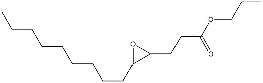 4,5-Epoxytetradecanoic acid propyl ester 구조식 이미지