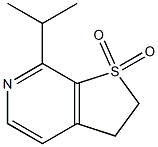 7-Isopropyl-2,3-dihydrothieno[2,3-c]pyridine 1,1-dioxide 구조식 이미지