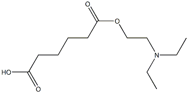 Diethylaminoethyl adipate Structure