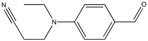 3-[Ethyl(p-formylphenyl)amino]propanenitrile Structure