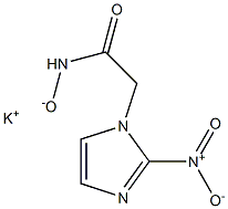 2-Nitro-1H-imidazole-1-ethanehydroxamic acid potassium salt Structure