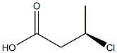 [R,(-)]-3-Chlorobutyric acid 구조식 이미지