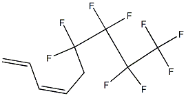 (3Z)-6,6,7,7,8,8,9,9,9-Nonafluoro-1,3-nonadiene 구조식 이미지