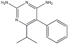 6-Isopropyl-5-phenyl-2,4-pyrimidinediamine 구조식 이미지