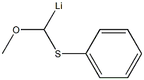 [Methoxy(phenylthio)methyl]lithium 구조식 이미지