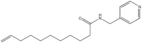 N-(4-Pyridylmethyl)-10-undecenamide Structure