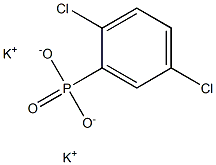 2,5-Dichlorophenylphosphonic acid dipotassium salt 구조식 이미지