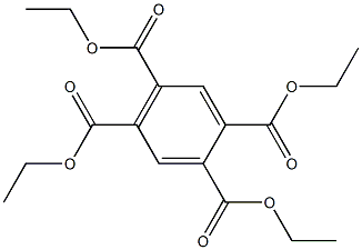 Benzene-1,2,4,5-tetracarboxylic acid tetraethyl ester 구조식 이미지
