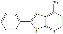 7-Amino-2-phenyl-3H-imidazo[4,5-b]pyridine 구조식 이미지