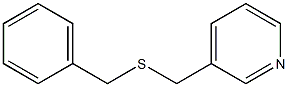 3-[(Benzylthio)methyl]pyridine 구조식 이미지