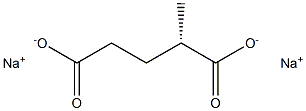 [S,(+)]-2-Methylglutaric acid disodium salt Structure