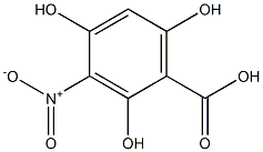 3-Nitro-2,4,6-trihydroxybenzoic acid Structure