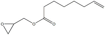 7-Octenoic acid (oxiran-2-yl)methyl ester Structure