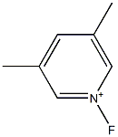 1-Fluoro-3,5-dimethylpyridinium Structure