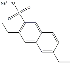 3,6-Diethyl-2-naphthalenesulfonic acid sodium salt 구조식 이미지