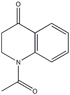 1-Acetyl-1,2,3,4-tetrahydroquinoline-4-one Structure