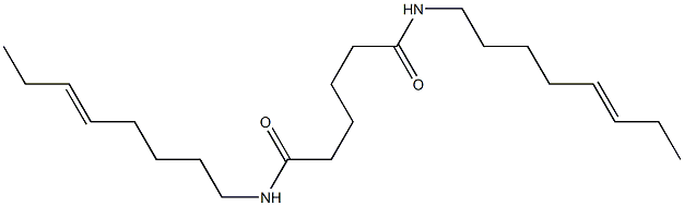 N,N'-Di(5-octenyl)adipamide 구조식 이미지