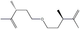 (+)-[(R)-1,2-Dimethylallyl]ethyl ether Structure