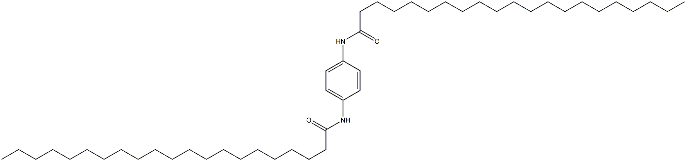 N,N'-Bis(1-oxohenicosyl)-p-phenylenediamine 구조식 이미지