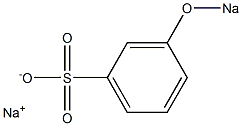 3-(Sodiooxy)benzenesulfonic acid sodium salt 구조식 이미지