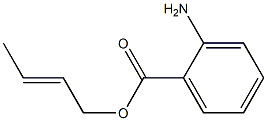 Anthanilic acid 2-butenyl ester Structure