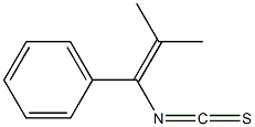 2-Methyl-1-phenyl-1-propenyl isothiocyanate Structure