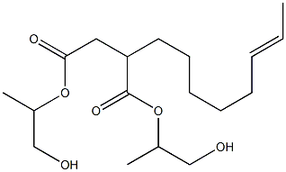 2-(6-Octenyl)succinic acid bis(2-hydroxy-1-methylethyl) ester Structure