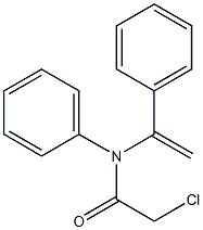 N-(1-Phenylvinyl)-N-phenyl-2-chloroacetamide 구조식 이미지