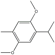 2-Isopropyl-1,4-dimethoxy-5-methylbenzene 구조식 이미지