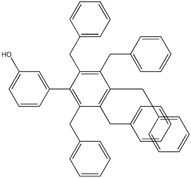 3-(2,3,4,5,6-Pentabenzylphenyl)phenol 구조식 이미지