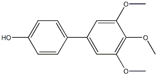 3',4',5'-Trimethoxy-1,1'-biphenyl-4-ol Structure