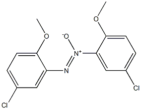 5,5'-Dichloro-2,2'-dimethoxyazoxybenzene Structure