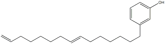 3-(7,14-Pentadecadienyl)phenol Structure