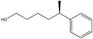 [R,(-)]-5-Phenyl-1-hexanol 구조식 이미지