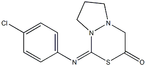 1-[(4-Chlorophenyl)imino]-7,8-dihydro-6H-pyrazolo[1,2-c][1,3,4]thiadiazin-3(4H)-one Structure