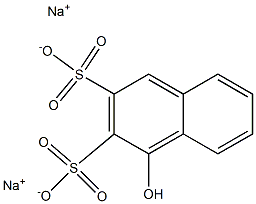 1-Naphthol disulfonic acid sodium salt 구조식 이미지