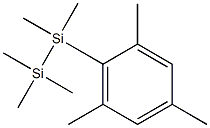 1-(2,4,6-Trimethylphenyl)-1,1,2,2,2-pentamethyldisilane Structure