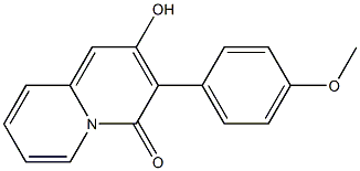 2-Hydroxy-3-(4-methoxyphenyl)-4H-quinolizin-4-one Structure