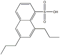6,8-Dipropyl-1-naphthalenesulfonic acid 구조식 이미지
