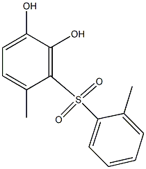 5,6-Dihydroxy-2,2'-dimethyl[sulfonylbisbenzene] Structure