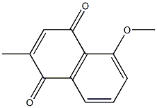 5-Methoxy-2-methyl-1,4-naphthoquinone 구조식 이미지