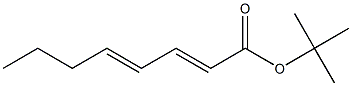 (2E,4E)-2,4-Octadienoic acid tert-butyl ester 구조식 이미지