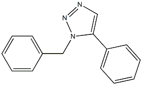 1-Benzyl-5-phenyl-1H-1,2,3-triazole 구조식 이미지