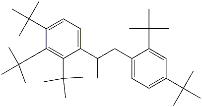 2-(2,3,4-Tri-tert-butylphenyl)-1-(2,4-di-tert-butylphenyl)propane Structure