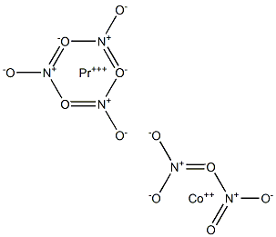 Cobalt(II) praseodymium nitrate 구조식 이미지