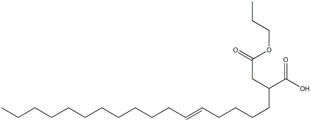 2-(5-Heptadecenyl)succinic acid 1-hydrogen 4-propyl ester 구조식 이미지
